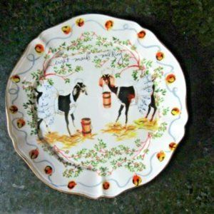 BRAND NEW Anthropologie #8 Maids Milking Inslee Fariss 12 DAYS CHRISTMAS PLATE